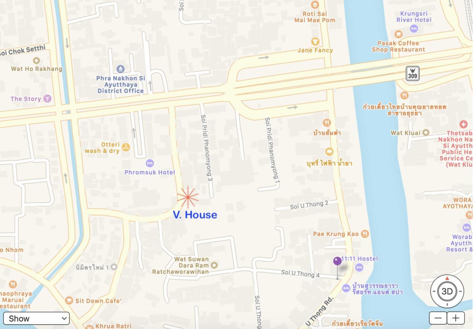 Manu V House Hotel Phra Nakhon Si Ayutthaya Buitenkant foto
